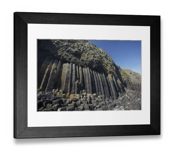Framed Print : Basalt Columns by Fingals Cave, Staffa, off Isle of Mull, Scotland, United Kingdom Framed Print : Basalt Columns by Fingals Cave, Staffa, off Isle of Mull, Scotland, United Kingdom