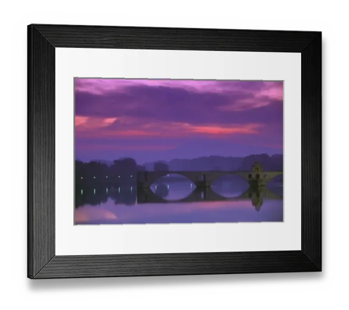 Framed Print : Europe, France, Provence, Avignon. Pont St, Benezet Framed Print : Europe, France, Provence, Avignon. Pont St, Benezet