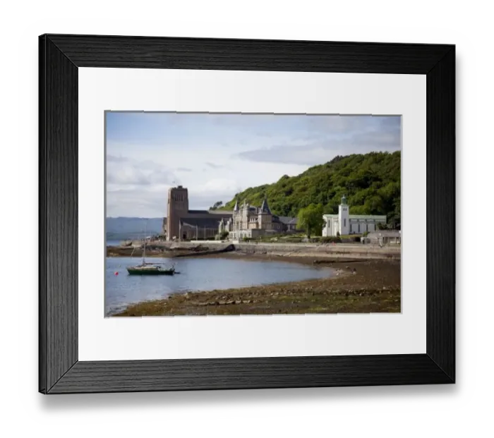 Framed Print : Coastal view with historic buildings, Oban, Argyll and Bute Council Area, Scotland, UK Framed Print : Coastal view with historic buildings, Oban, Argyll and Bute Council Area, Scotland, UK