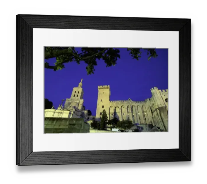 Framed Print : Europe, France, Provence, Avignon. Palais des Papes
