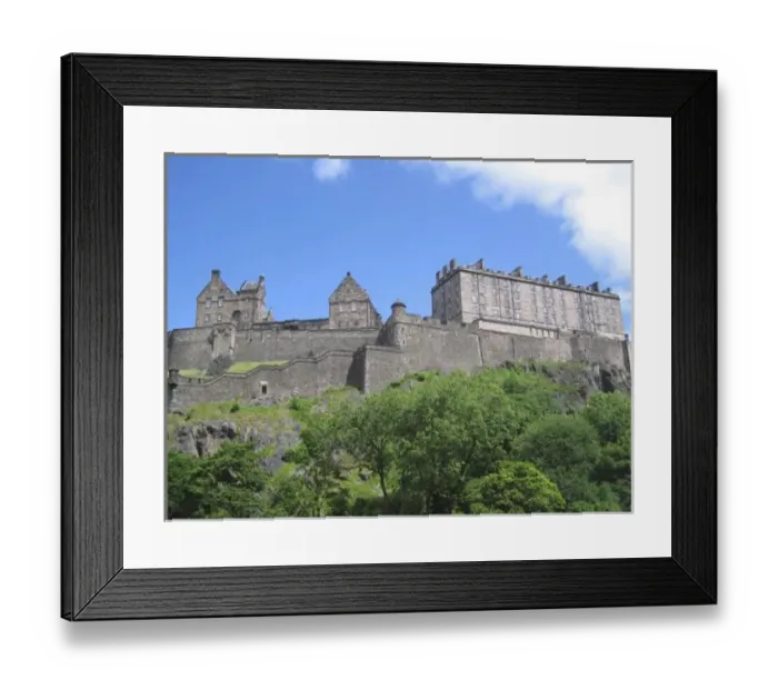 Framed Print : View of Edinburgh Castle, Edinburgh, Scotland, UK Framed Print : View of Edinburgh Castle, Edinburgh, Scotland, UK