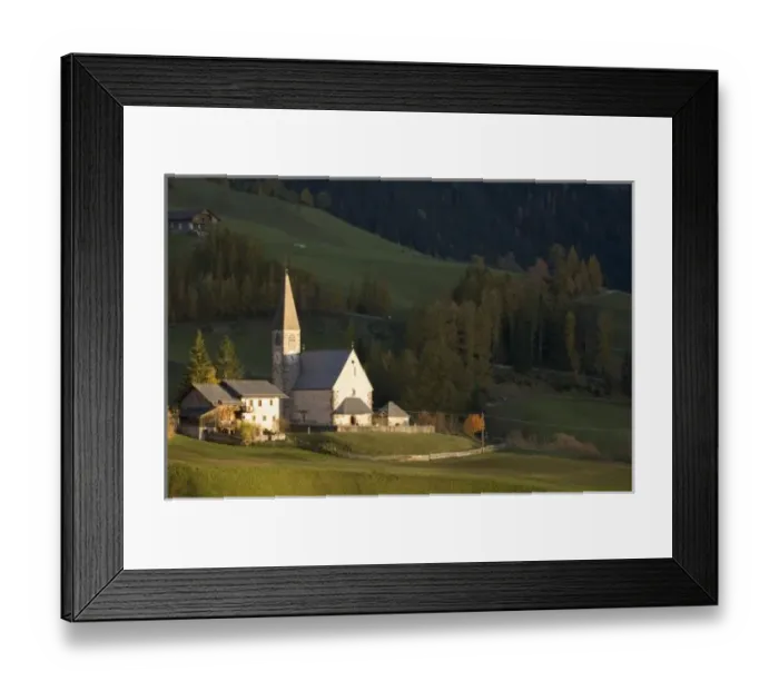 Framed Print : Italy, Trentino - Alto Adige, Bolzano province, Dolomites, Val di Funes, Santa Maddalena Framed Print : Italy, Trentino - Alto Adige, Bolzano province, Dolomites, Val di Funes, Santa Maddalena
