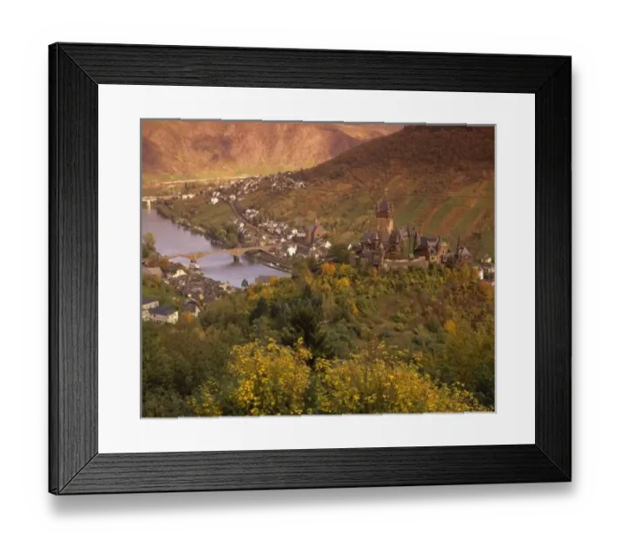 Framed Print : Autumn in Cochem, Rheinland Pfalz, Germany Framed Print : Autumn in Cochem, Rheinland Pfalz, Germany