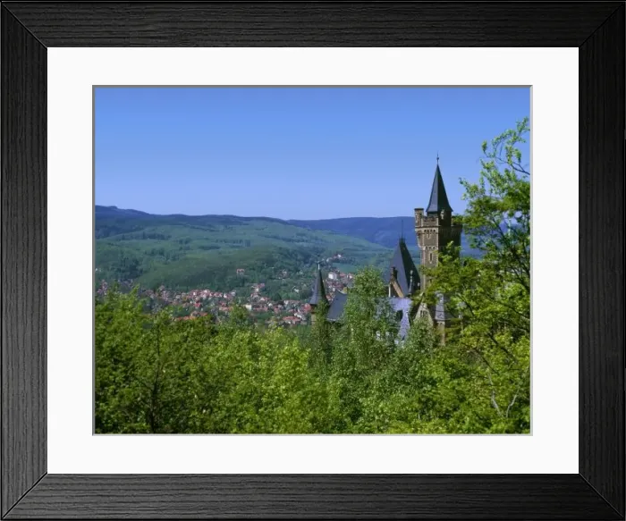 Framed Print : Castle, Wernigerode, Saxony Anhalt, Germany Framed Print : Castle, Wernigerode, Saxony Anhalt, Germany
