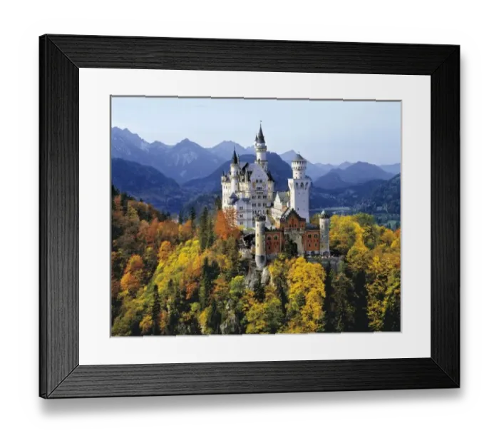 Framed Print : The fanciful Neuschwanstein is one of three castles built by King Ludwig II in Bavaria, Germany Framed Print : The fanciful Neuschwanstein is one of three castles built by King Ludwig II in Bavaria, Germany
