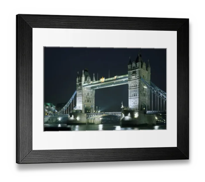 Framed Print : United Kingdom, England, London, Tower Bridge. evening Framed Print : United Kingdom, England, London, Tower Bridge. evening