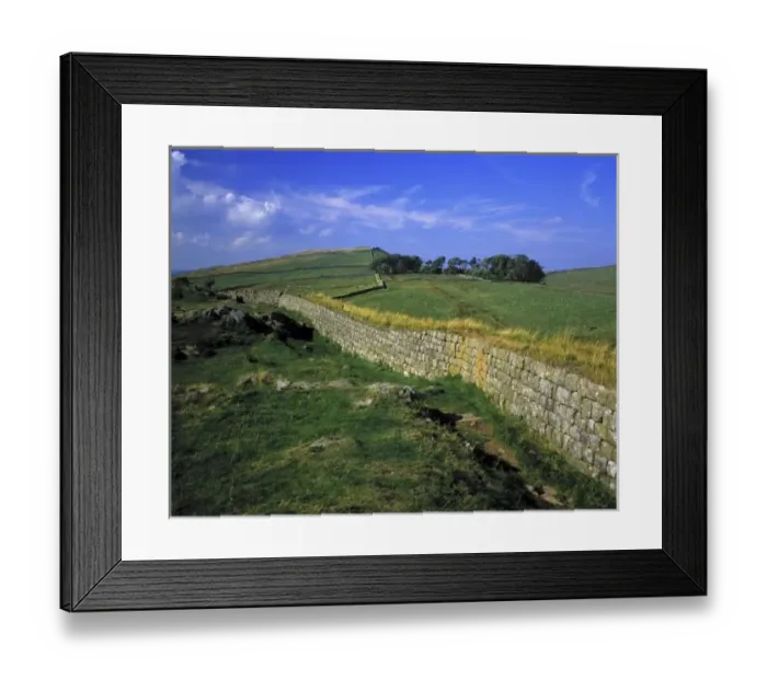 Framed Print : Europe, England, Hadrians Wall. The stones of Hadrians Wall, a World Heritage Framed Print : Europe, England, Hadrians Wall. The stones of Hadrians Wall, a World Heritage