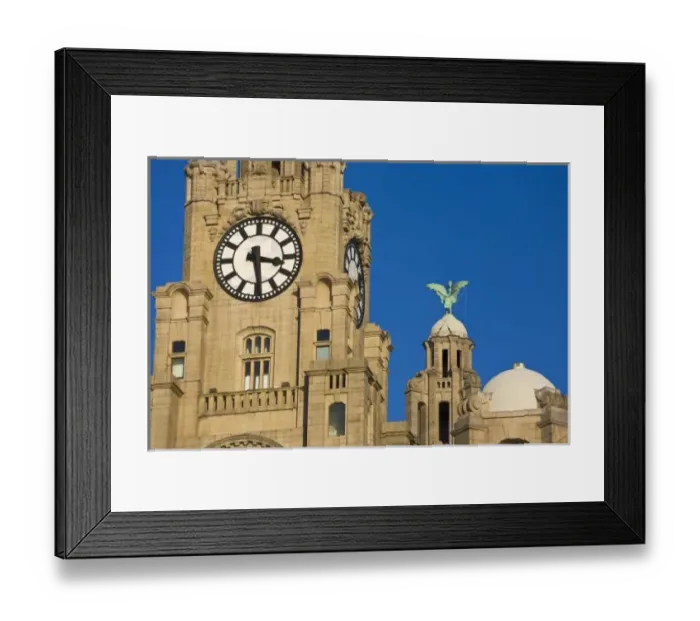 Framed Print : Liver Building, Liverpool, Merseyside, England Framed Print : Liver Building, Liverpool, Merseyside, England