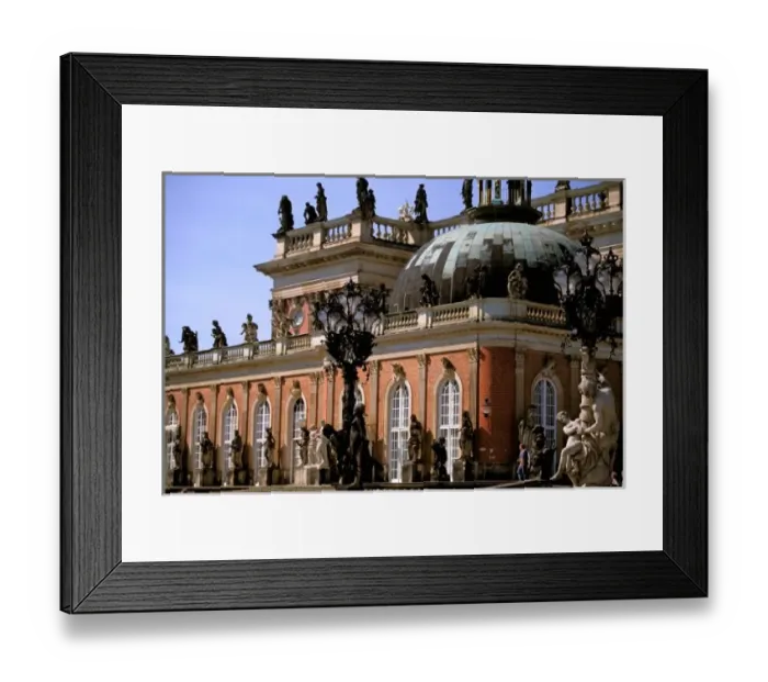Framed Print : Europe, Germany, Potsdam. Parc Sanssouci, Neus Palais Framed Print : Europe, Germany, Potsdam. Parc Sanssouci, Neus Palais