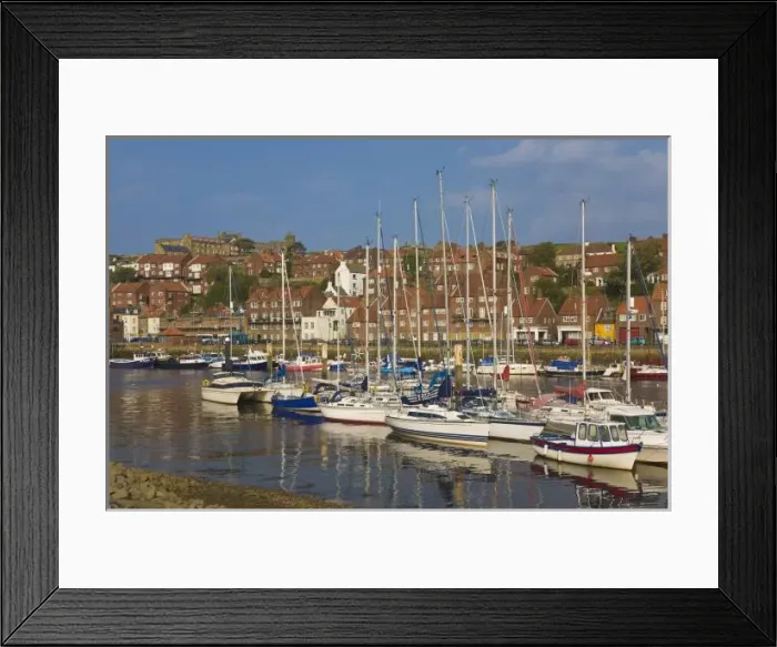 Framed Print : Harbour, Whitby, North Yorkshire, England