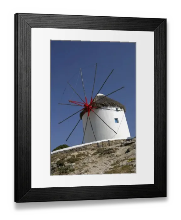 Framed Print : Europe, Greece, Mykonos Framed Print : Europe, Greece, Mykonos