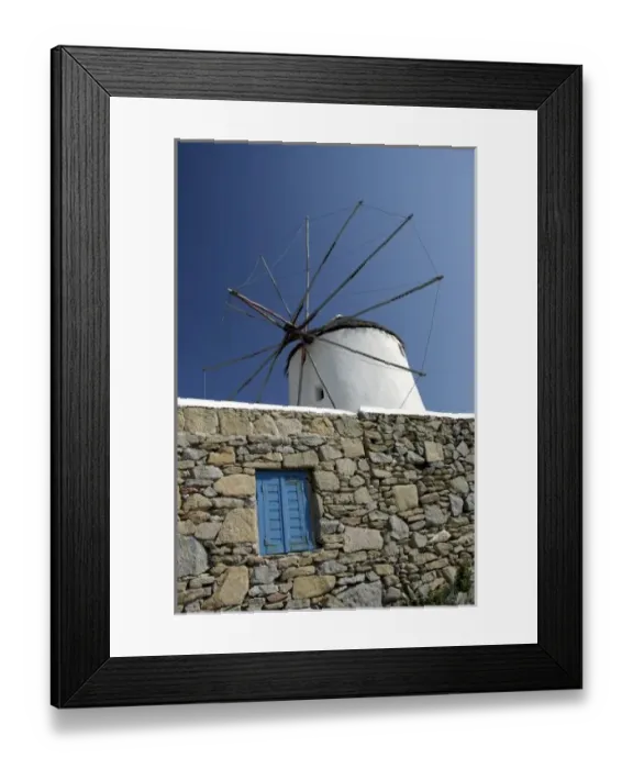 Framed Print : Europe, Greece, Mykonos Framed Print : Europe, Greece, Mykonos
