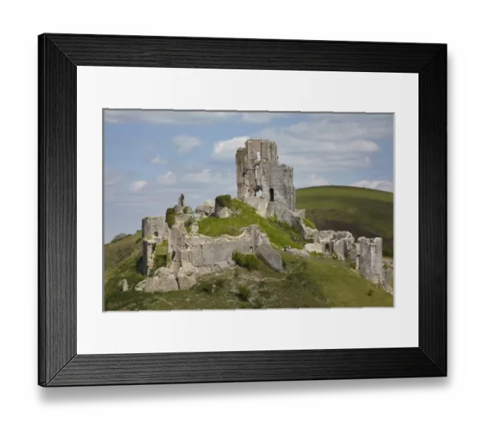 Framed Print : Ruins of Corfe Framed Print : Ruins of Corfe
