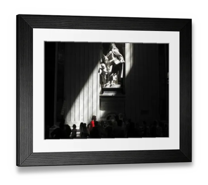 Framed Print : inside St. Peter basilica in Rome, Italy Framed Print : inside St. Peter basilica in Rome, Italy
