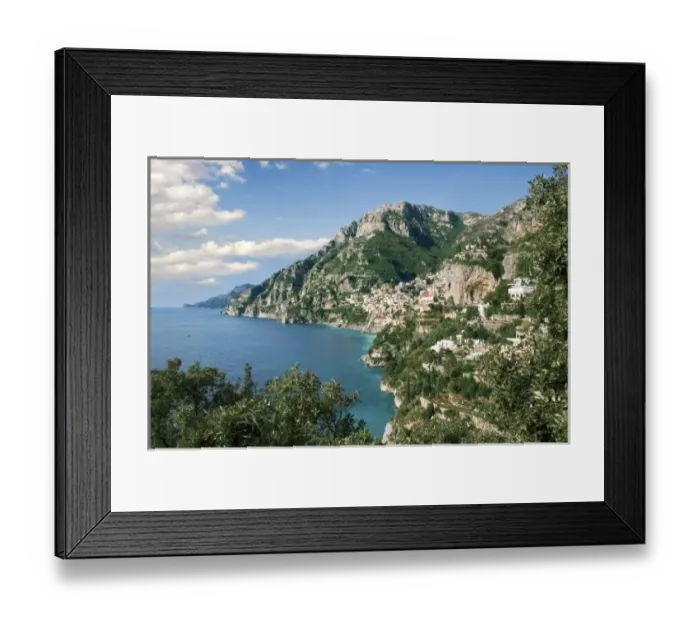 Framed Print : Italy, Campania, Sorrentine Peninsula, Positano, View of the town (UNESCO World Heritage) Framed Print : Italy, Campania, Sorrentine Peninsula, Positano, View of the town (UNESCO World Heritage)
