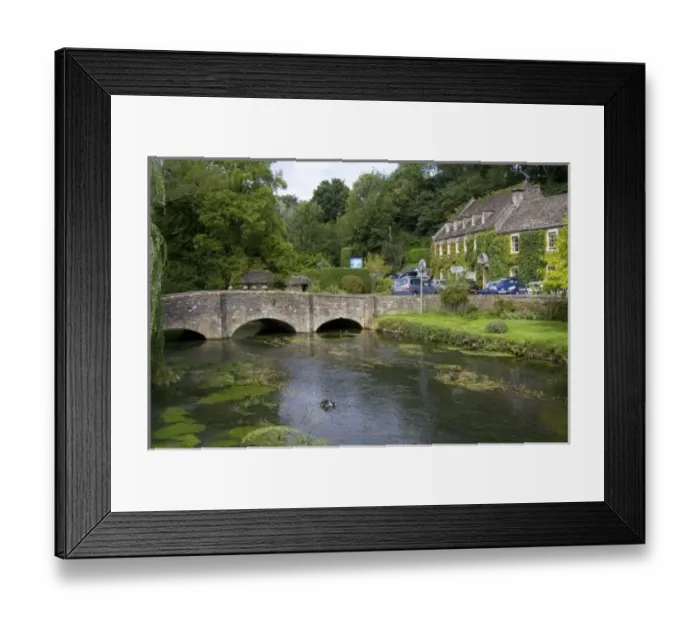 Framed Print : Trout stream in