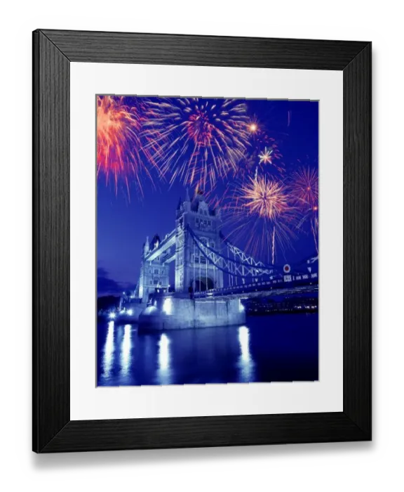 Framed Print : Great Britain, London. Fireworks over the Tower Bridge. Credit as: Jim Zuckerman Framed Print : Great Britain, London. Fireworks over the Tower Bridge. Credit as: Jim Zuckerman
