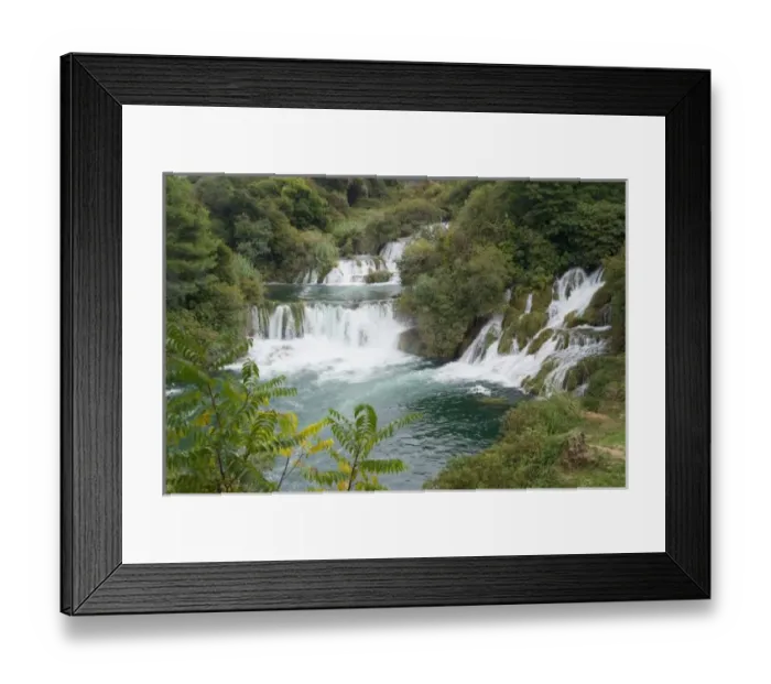 Framed Print : Croatia, Dalmatia, Krka Falls National Park Framed Print : Croatia, Dalmatia, Krka Falls National Park