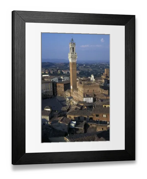 Framed Print : Europe, Italy, Siena. Town overview Framed Print : Europe, Italy, Siena. Town overview