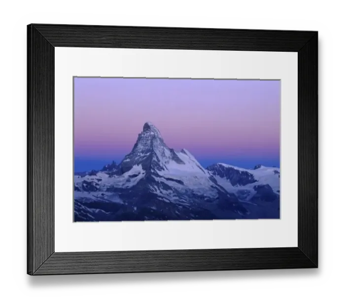 Framed Print : Matterhorn at dawn, Zermatt, Swiss Alps, Switzerland Framed Print : Matterhorn at dawn, Zermatt, Swiss Alps, Switzerland
