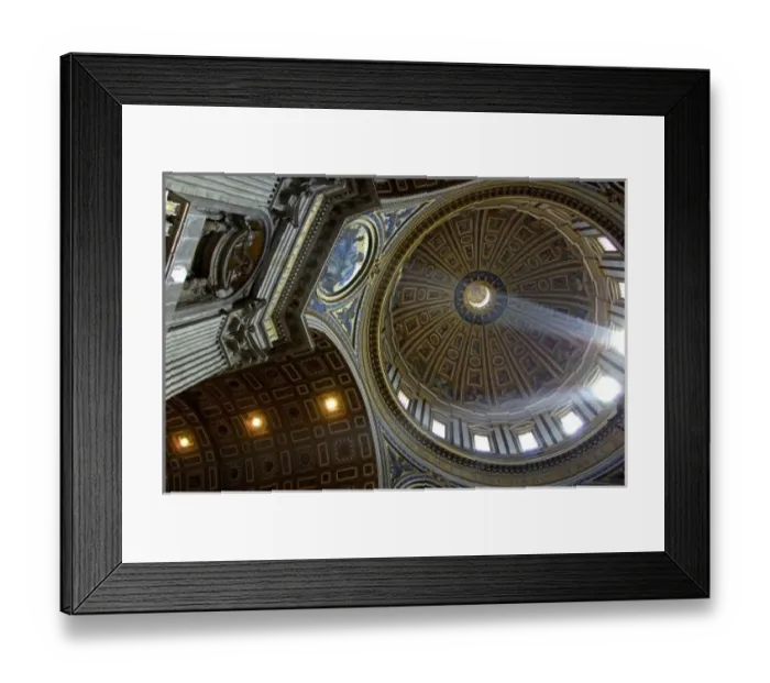 Framed Print : Europe, Italy, Rome. St. Peters Basilica (aka Basilica di San Pietro), interior Framed Print : Europe, Italy, Rome. St. Peters Basilica (aka Basilica di San Pietro), interior