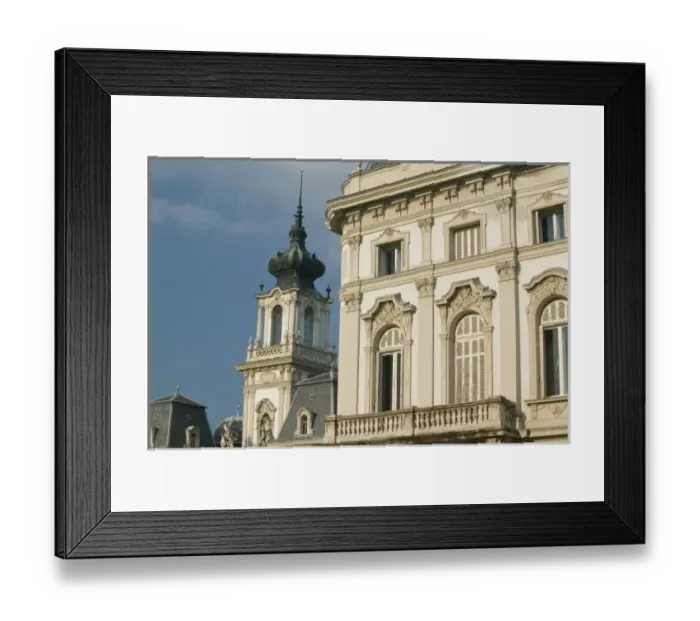 Framed Print : HUNGARY, Lake Balaton Region, KESZTHELY: Festetics Palace (b. 1745)