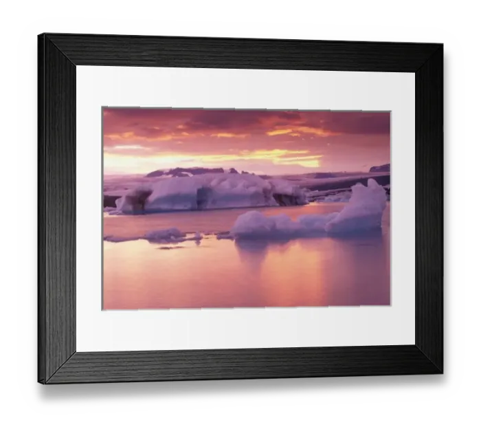 Framed Print : Europe, Iceland, Jokulsarlon lagoon Framed Print : Europe, Iceland, Jokulsarlon lagoon