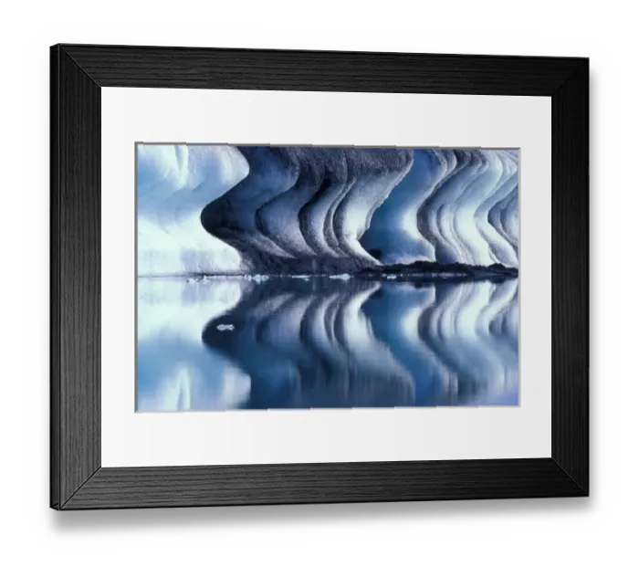 Framed Print : North Atlantic, Iceland, Breioamerkurjokull Glacier Region