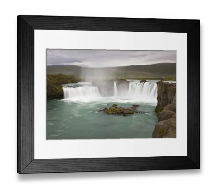 Framed Print : Iceland. View of Godafoss Falls on the Skjalfandafljot River. Credit as: Don Grall Framed Print : Iceland. View of Godafoss Falls on the Skjalfandafljot River. Credit as: Don Grall