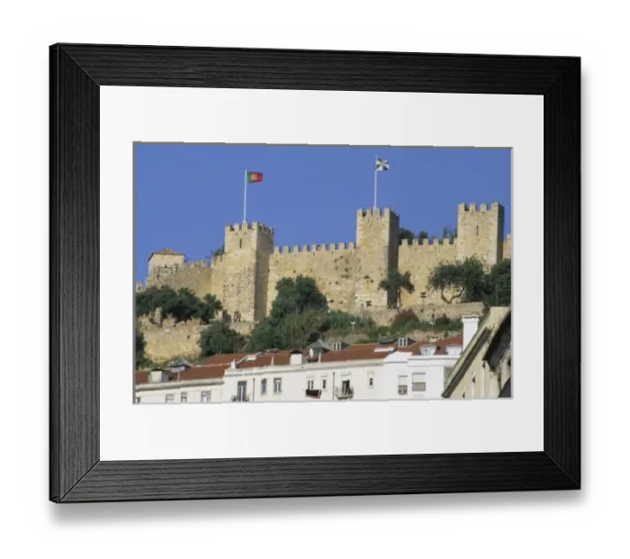 Framed Print : Portugal, Lisbon. Castelo de Sao Jorge