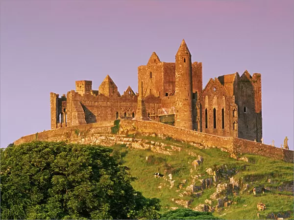 Ireland, County Tipperary. View of the Rock of Cashel, a medieval fortress