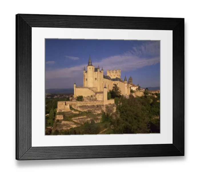 Framed Print : Alcazar and Cathedral, Segovia, Castile Leon, Spain Framed Print : Alcazar and Cathedral, Segovia, Castile Leon, Spain