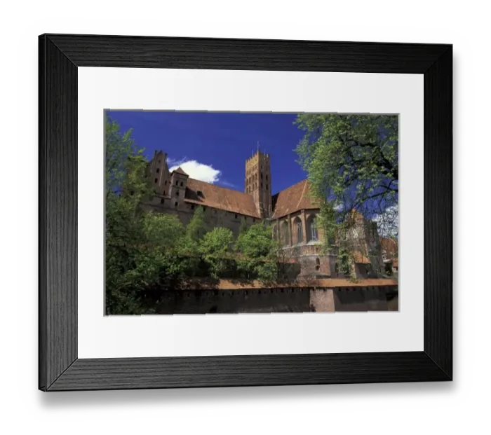 Framed Print : EU, Poland, Pomerania, Malbork. Europes largest Gothic Castle (13th Century) Framed Print : EU, Poland, Pomerania, Malbork. Europes largest Gothic Castle (13th Century)