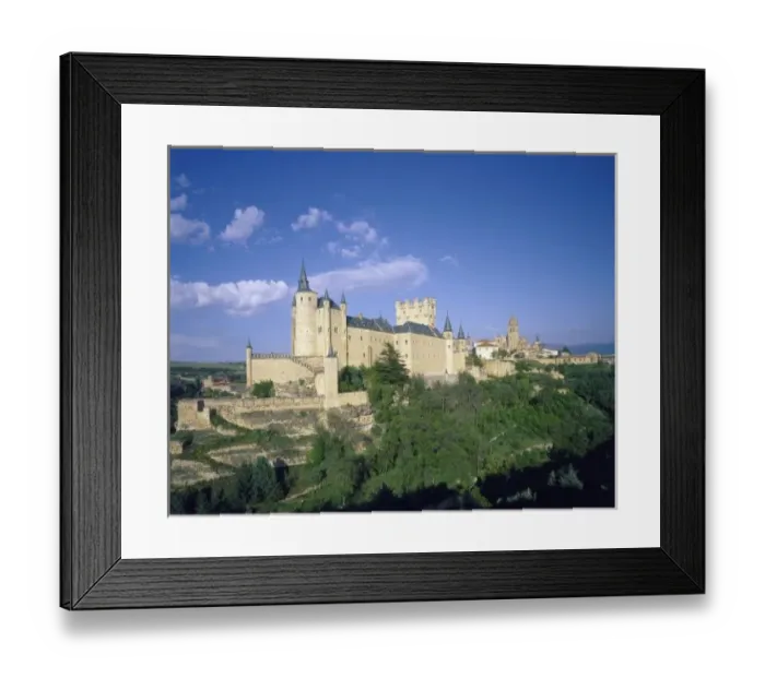 Framed Print : Alcazar, Segovia, Castile Leon, Spain