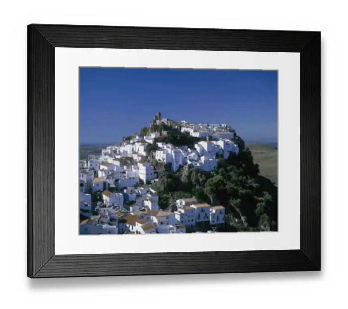 Framed Print : White Village of Casares, Andalusia, Spain Framed Print : White Village of Casares, Andalusia, Spain