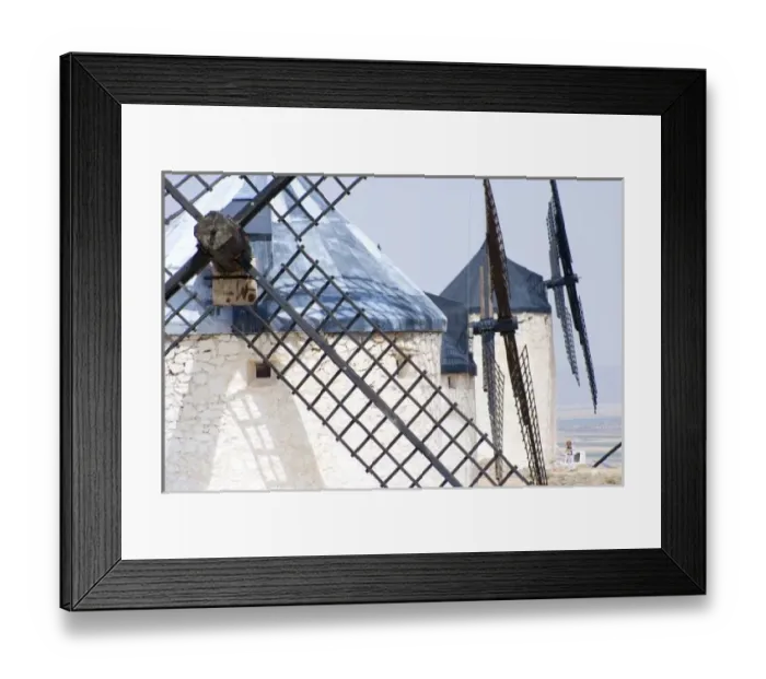 Framed Print : La Mancha, Spain. Don Quixote famously tilted at these windmills, thinking they were giants