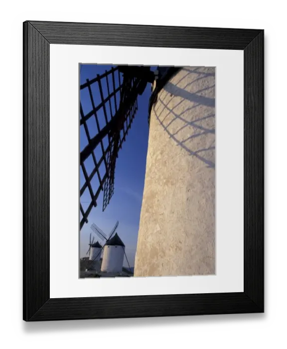 Framed Print : Spain, Consuegra Castile-La Mancha, Windmills Framed Print : Spain, Consuegra Castile-La Mancha, Windmills