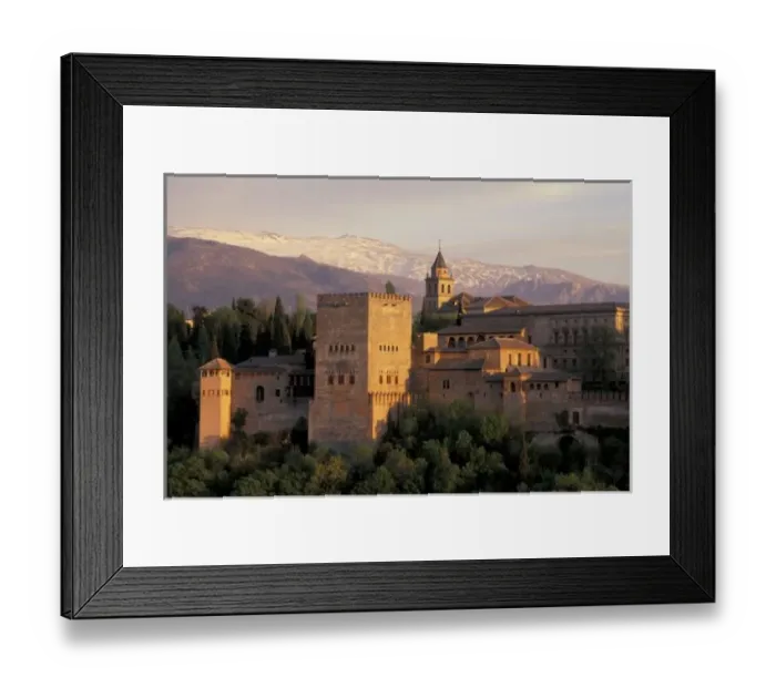 Framed Print : Spain, Granada, Andalucia The Alhambra, fortified Moorish palace (13th-14th C. ) Framed Print : Spain, Granada, Andalucia The Alhambra, fortified Moorish palace (13th-14th C. )