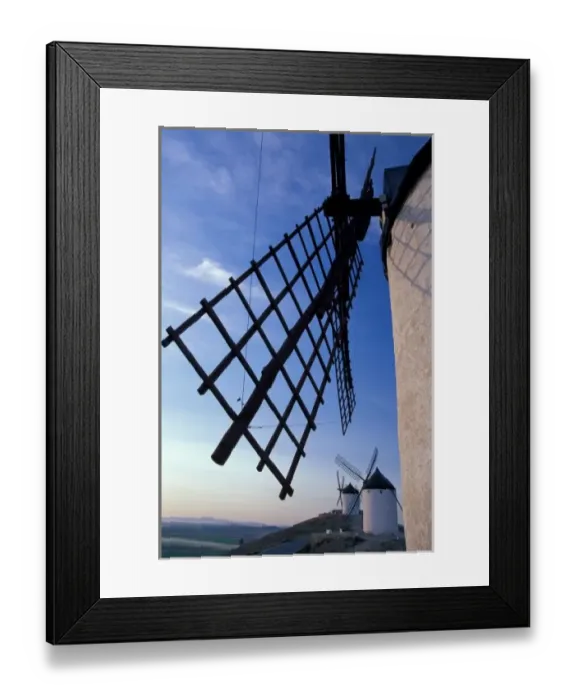 Framed Print : Spain, Consuegra, Castile-La Mancha Windmills Framed Print : Spain, Consuegra, Castile-La Mancha Windmills