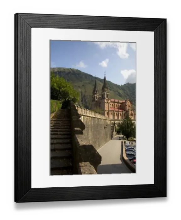 Framed Print : Basilica de Covadonga, northwestern Spain