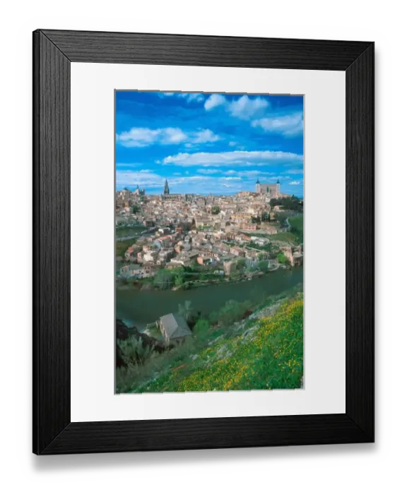 Framed Print : Ancient city of Toledo, Spain