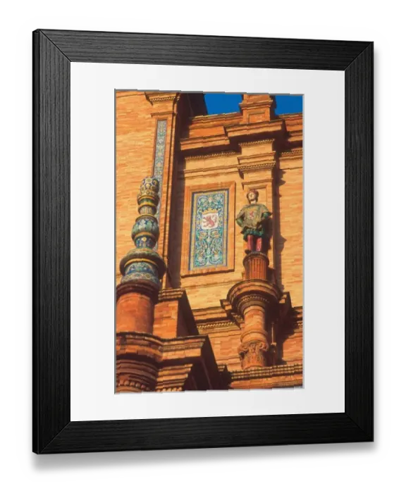 Framed Print : Ceramic statue
