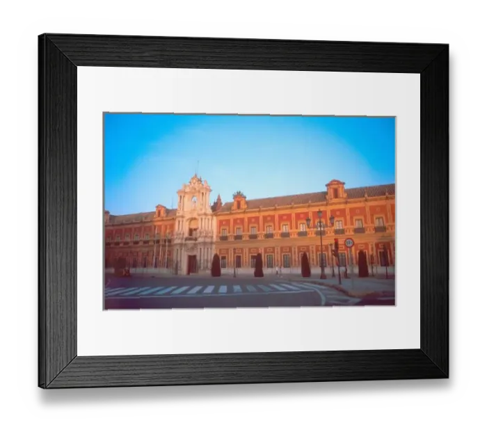 Framed Print : Palacio de Telmo in Seville, Spain seat of government for Andelucia