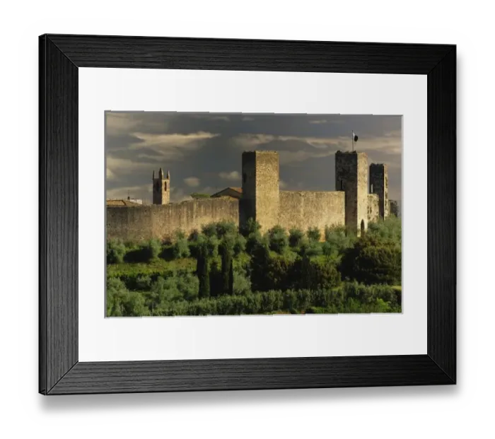 Framed Print : Walled city of Framed Print : Walled city of