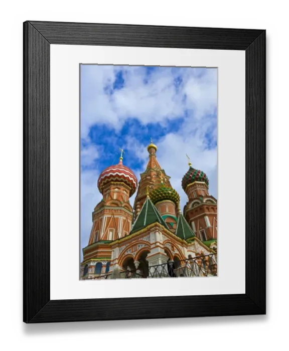Framed Print : Russia, Moscow, Red Square, St. Basils Cathedral Framed Print : Russia, Moscow, Red Square, St. Basils Cathedral