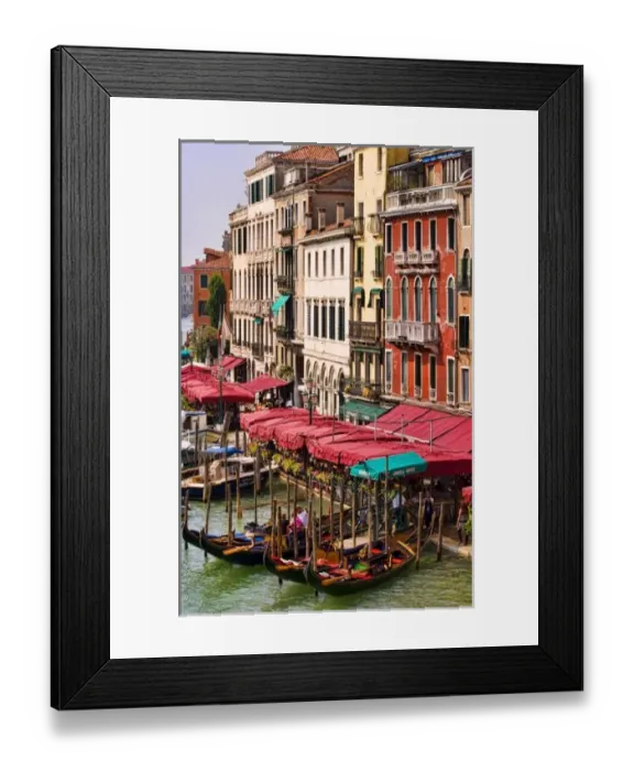 Framed Print : Grand Canal of Venice Italy with gondola boats and romantic waters of the city Venezia Framed Print : Grand Canal of Venice Italy with gondola boats and romantic waters of the city Venezia