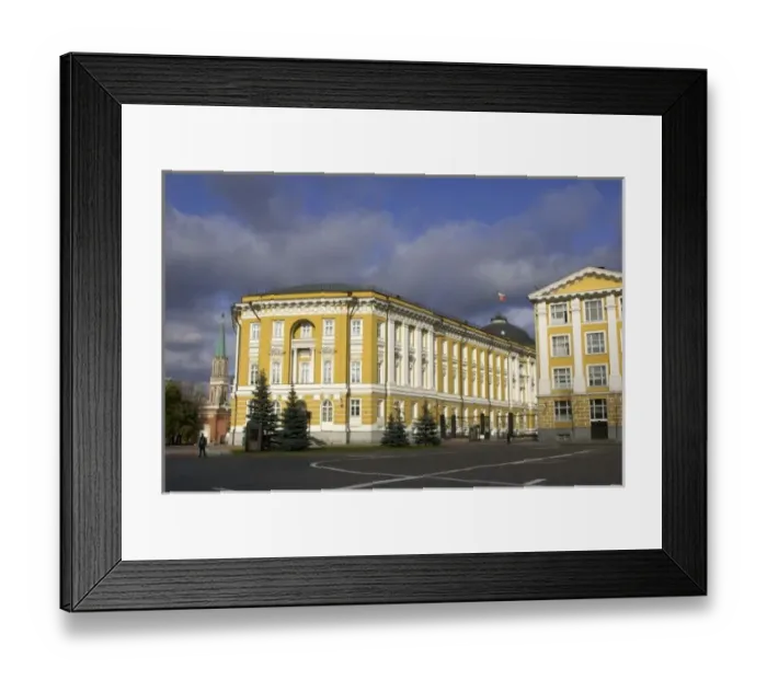 Framed Print : Russia, Moscow, Kremlin, Senate Palace, Presidents residence, RESTRICTED: Not Framed Print : Russia, Moscow, Kremlin, Senate Palace, Presidents residence, RESTRICTED: Not