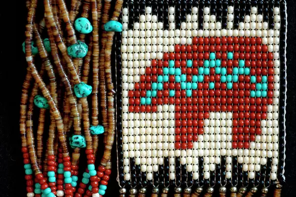 Southwest, American Indian art & handicrafts. Classic Navajo bead work necklaces