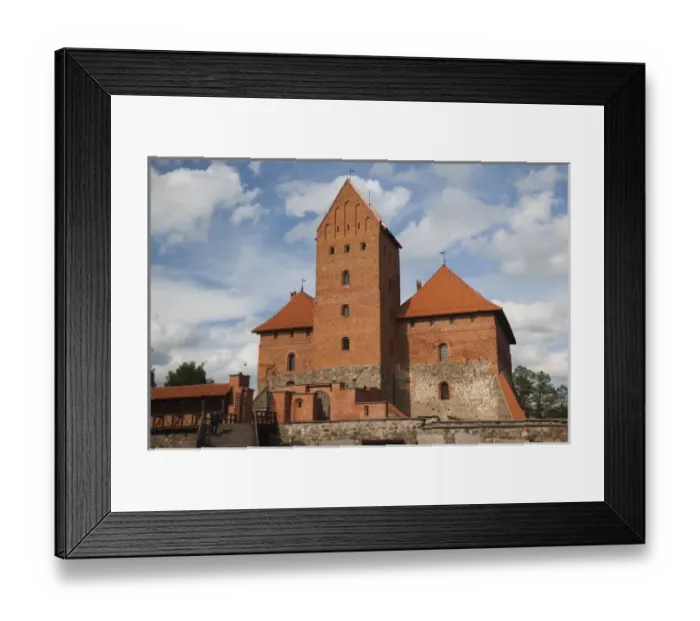 Framed Print : Lithuania, Trakai, Trakai Historical National Park, Island Castle on Lake Galve Framed Print : Lithuania, Trakai, Trakai Historical National Park, Island Castle on Lake Galve
