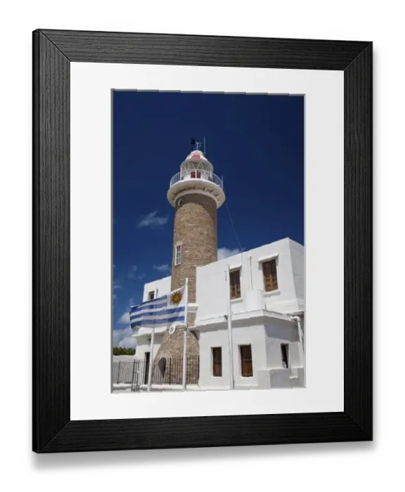 Framed Print : Uruguay, Montevideo Department, Montevideo. Punta Brava lighthouse